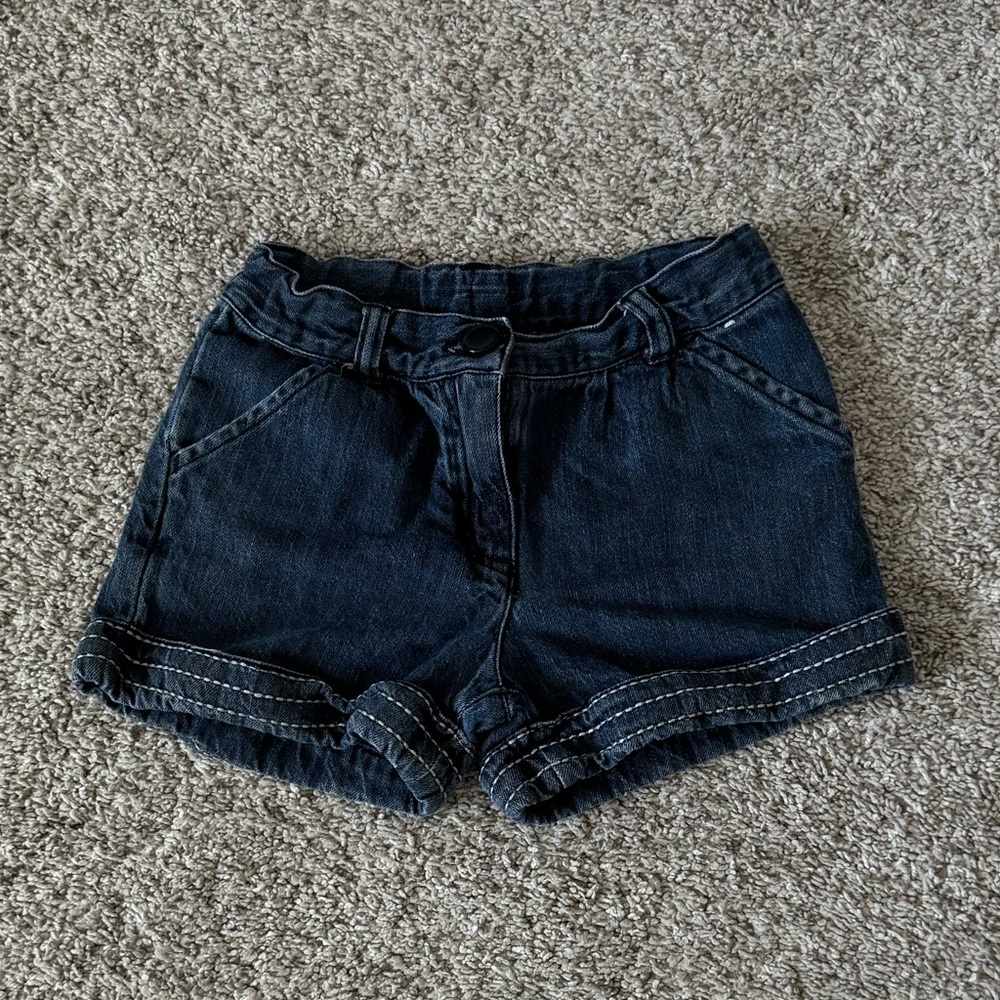 Gymboree girls blue denim jean shorts size 5